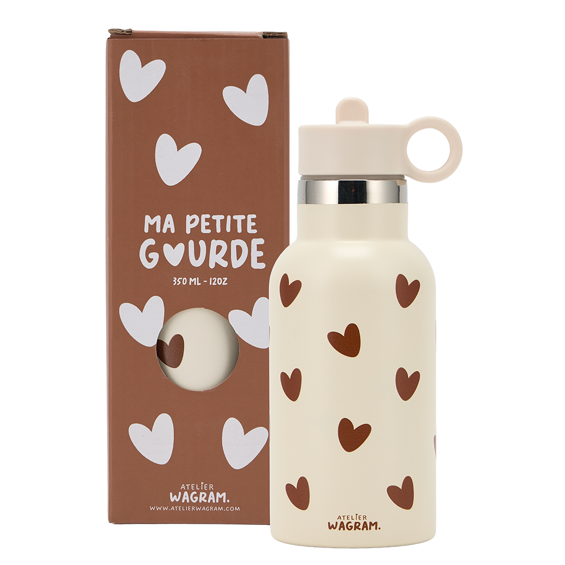 Gourde acier inox | Crème