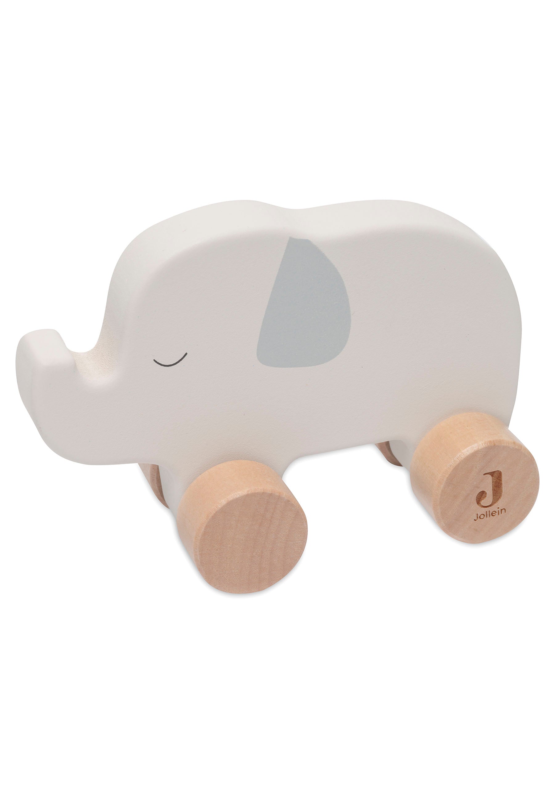 Élephant en Bois à roulettes