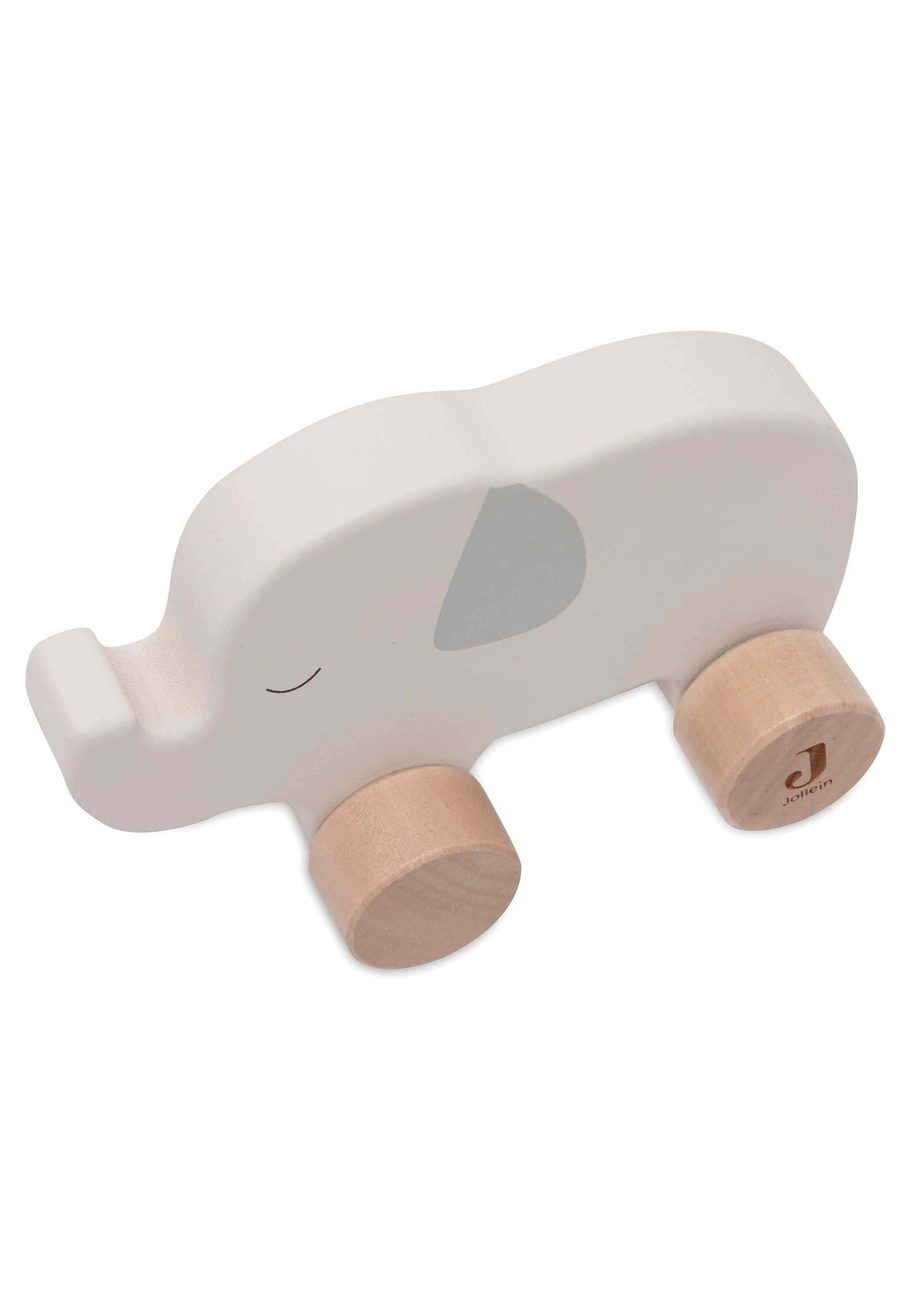 Élephant en Bois à roulettes