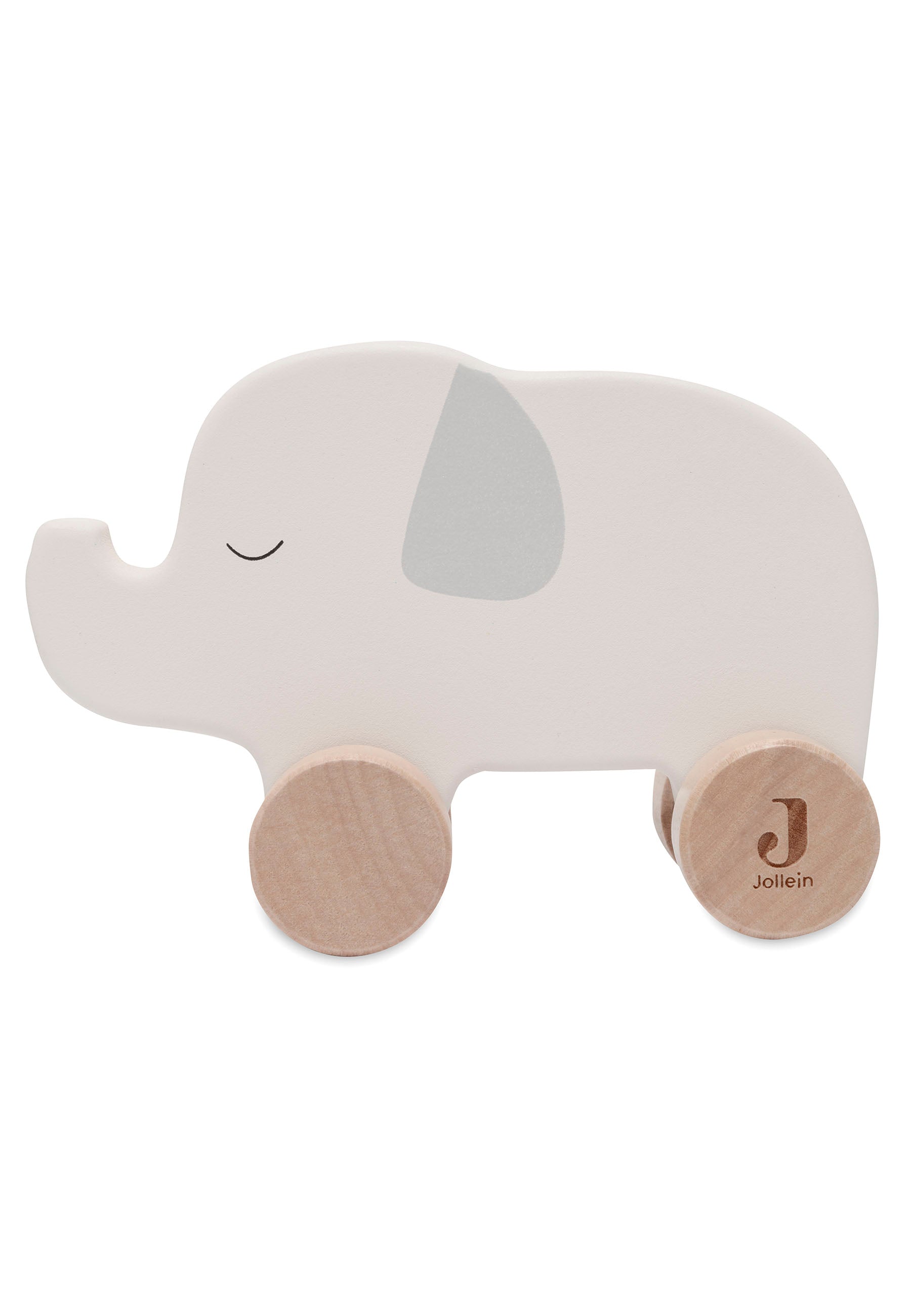 Élephant en Bois à roulettes