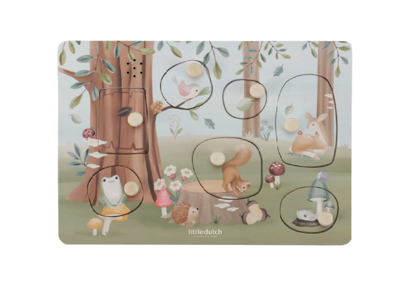 Puzzle sonore en bois | Forest Friends