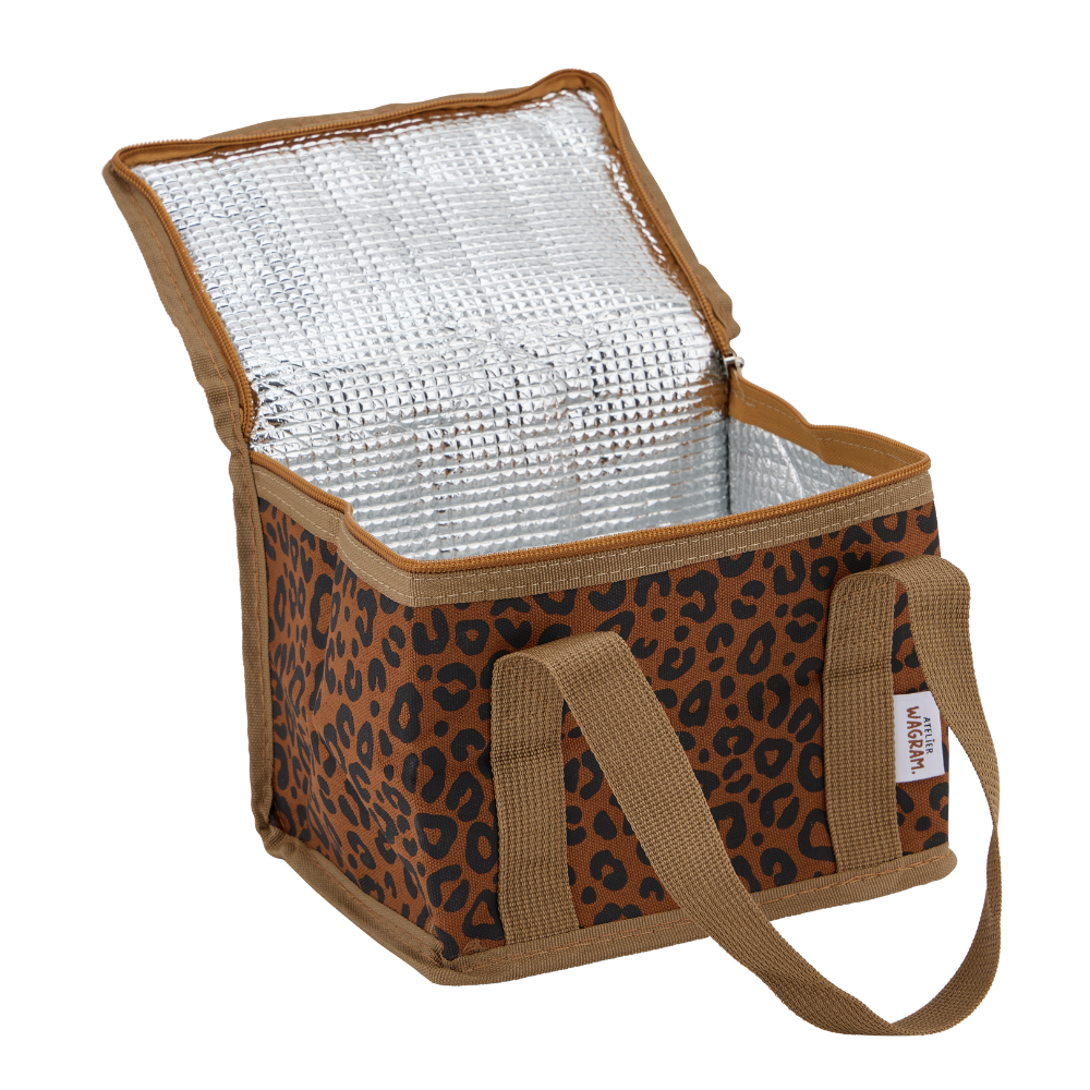 Sac isotherme transport | Caramel léopard