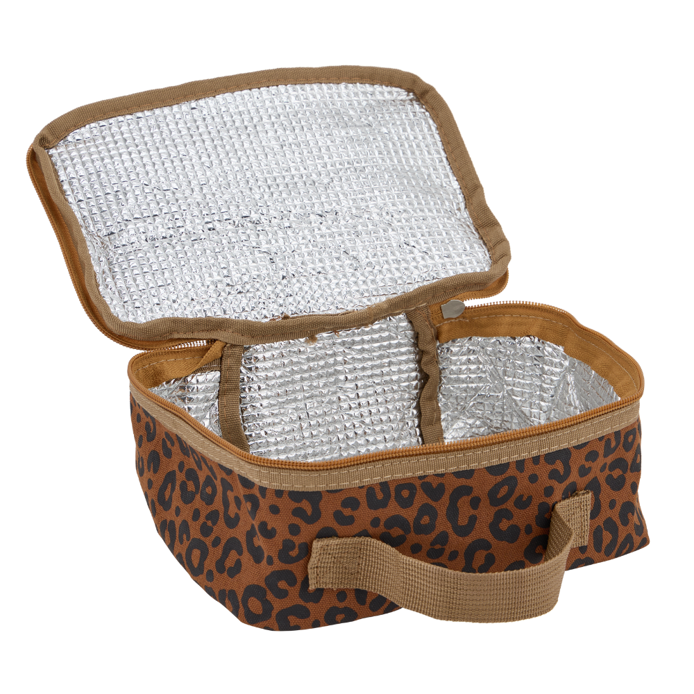 Sac isotherme gouter | Caramel léopard