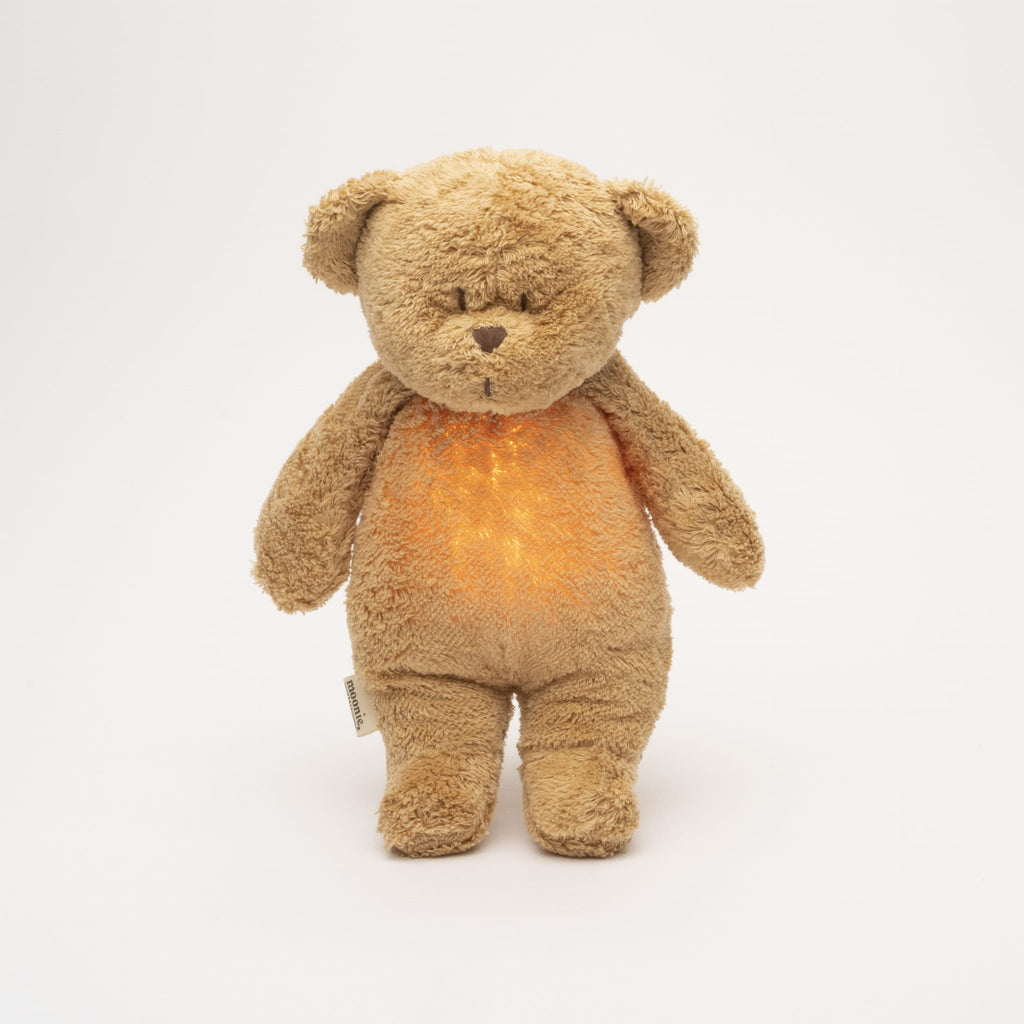 Moonie Peluche Veilleuse | Ourson Cappuccino