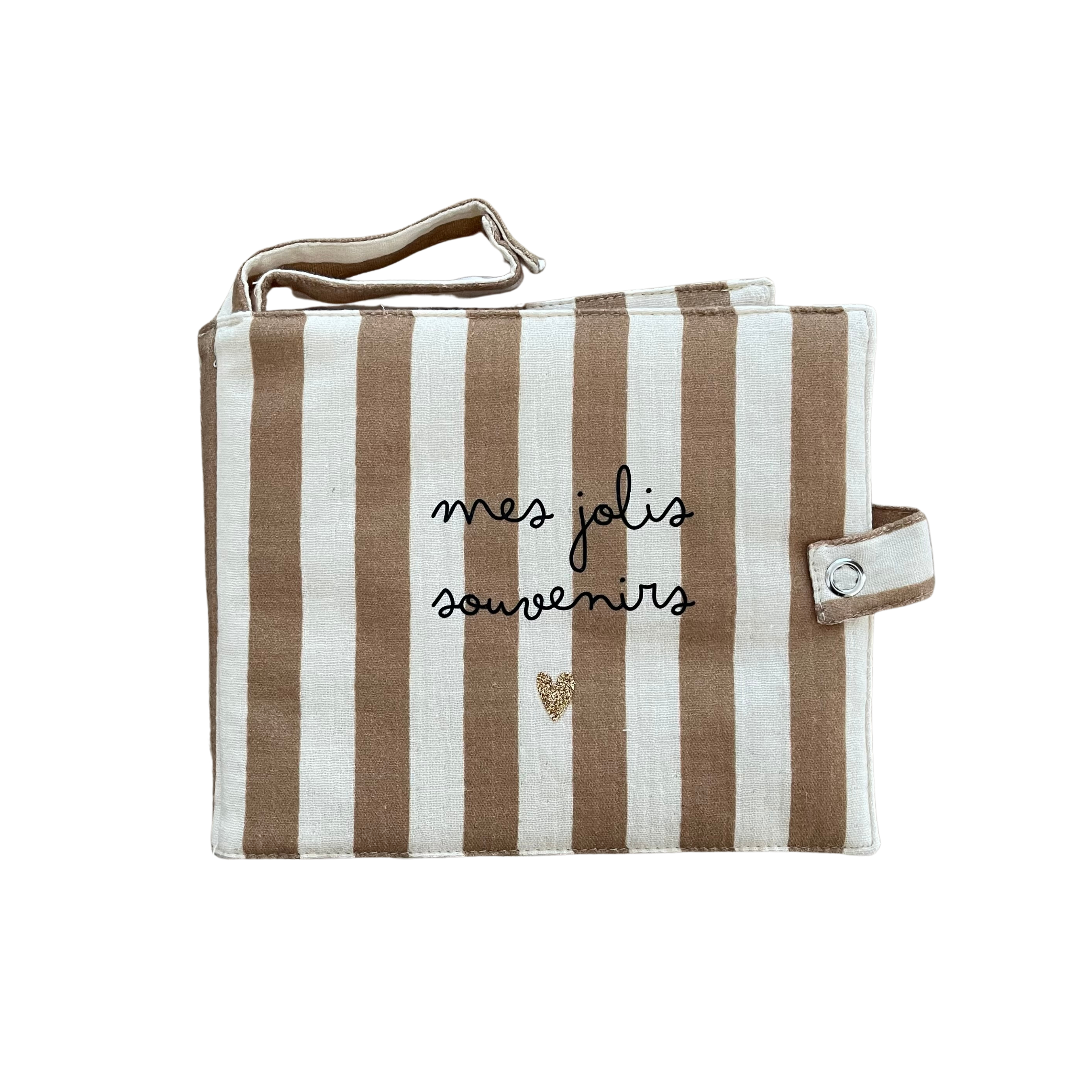 Mini album photo | gaze rayures larges