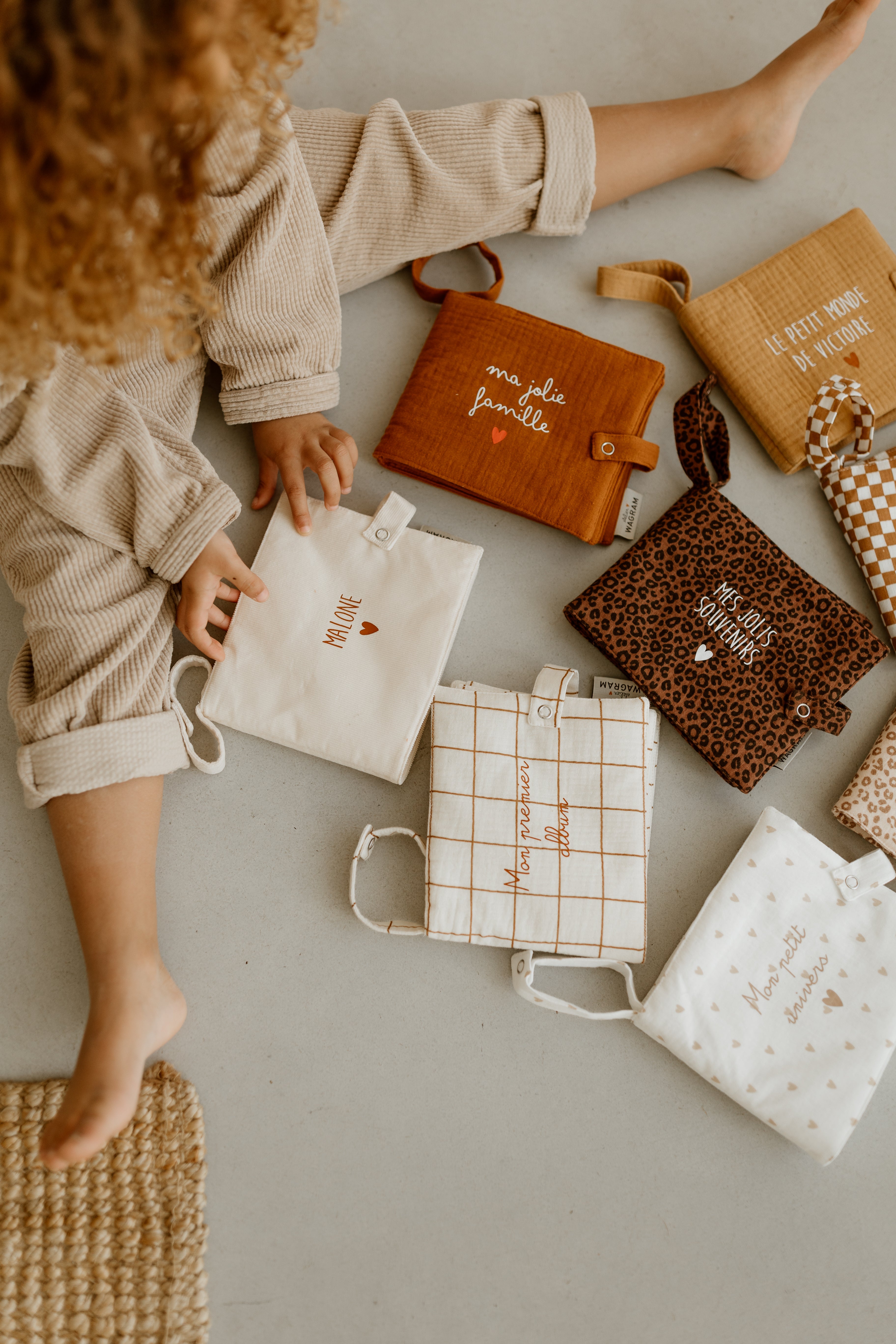 Mini album photo | gaze léopard marron