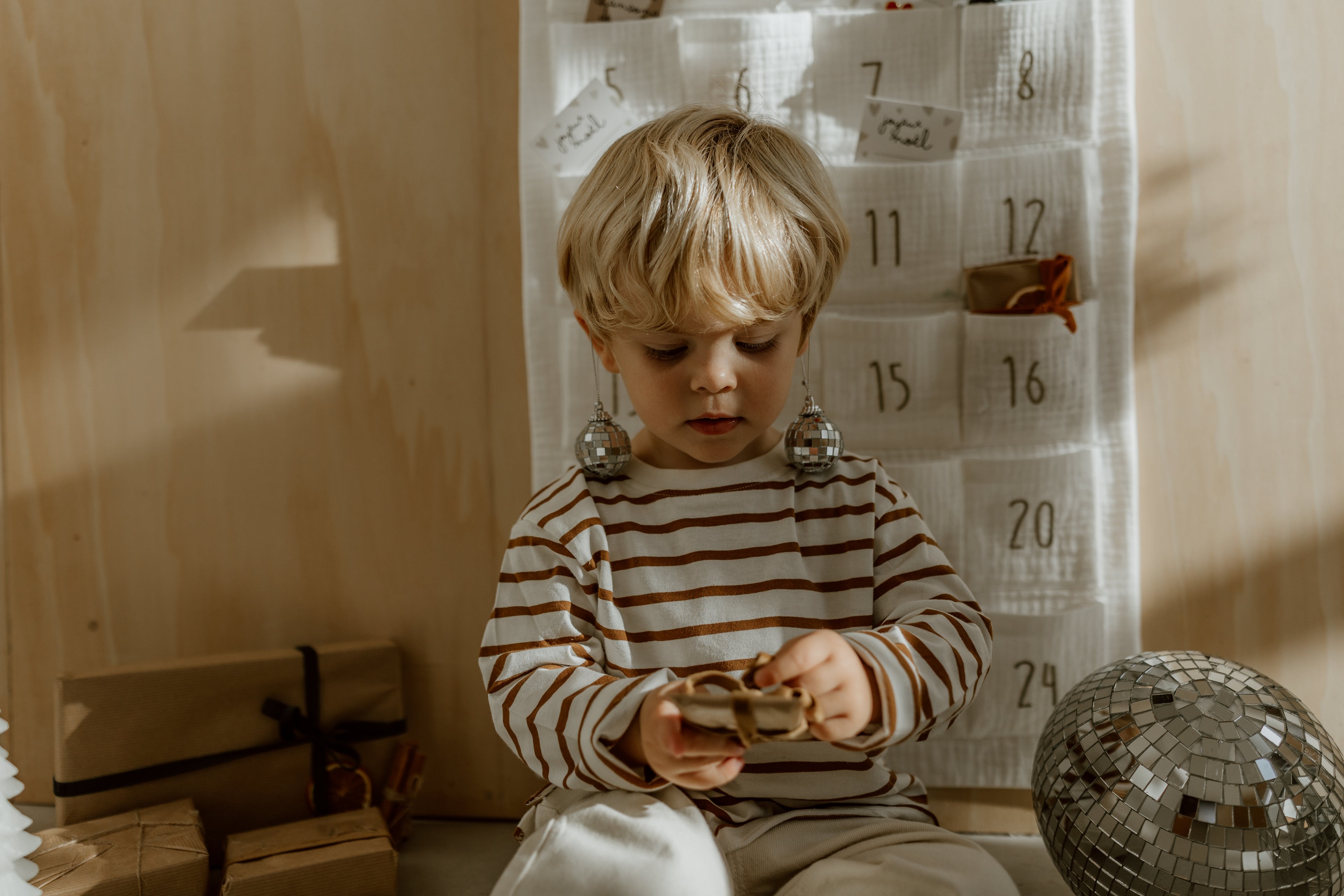 Calendrier de l’Avent | Gaze de Coton Écru