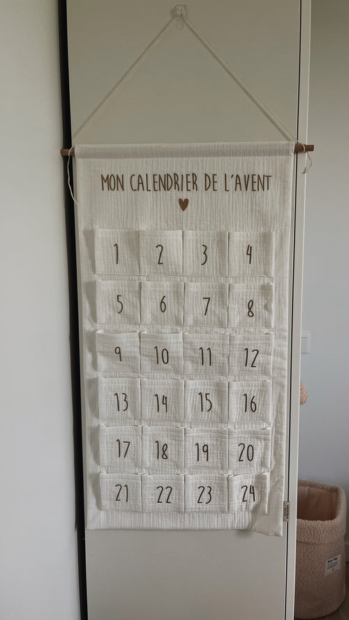 Calendrier de l’Avent | Gaze de Coton Écru