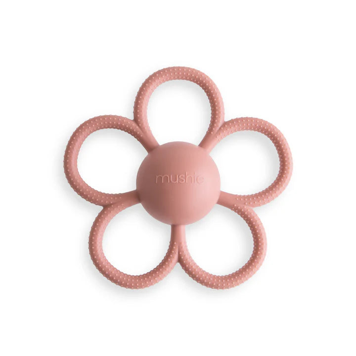 Anneau de dentition | Fleur rose