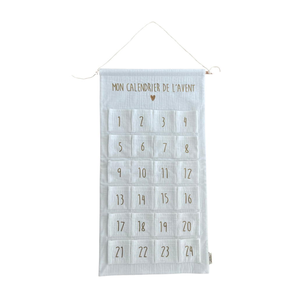 Calendrier de l’Avent | Gaze de Coton Écru