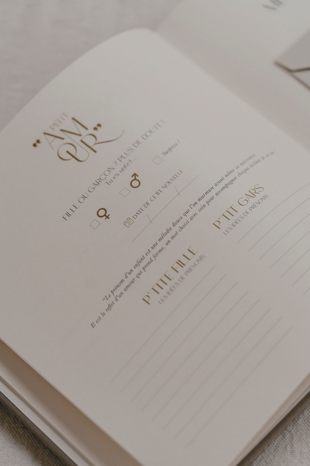 Livre de naissance | Pure lin