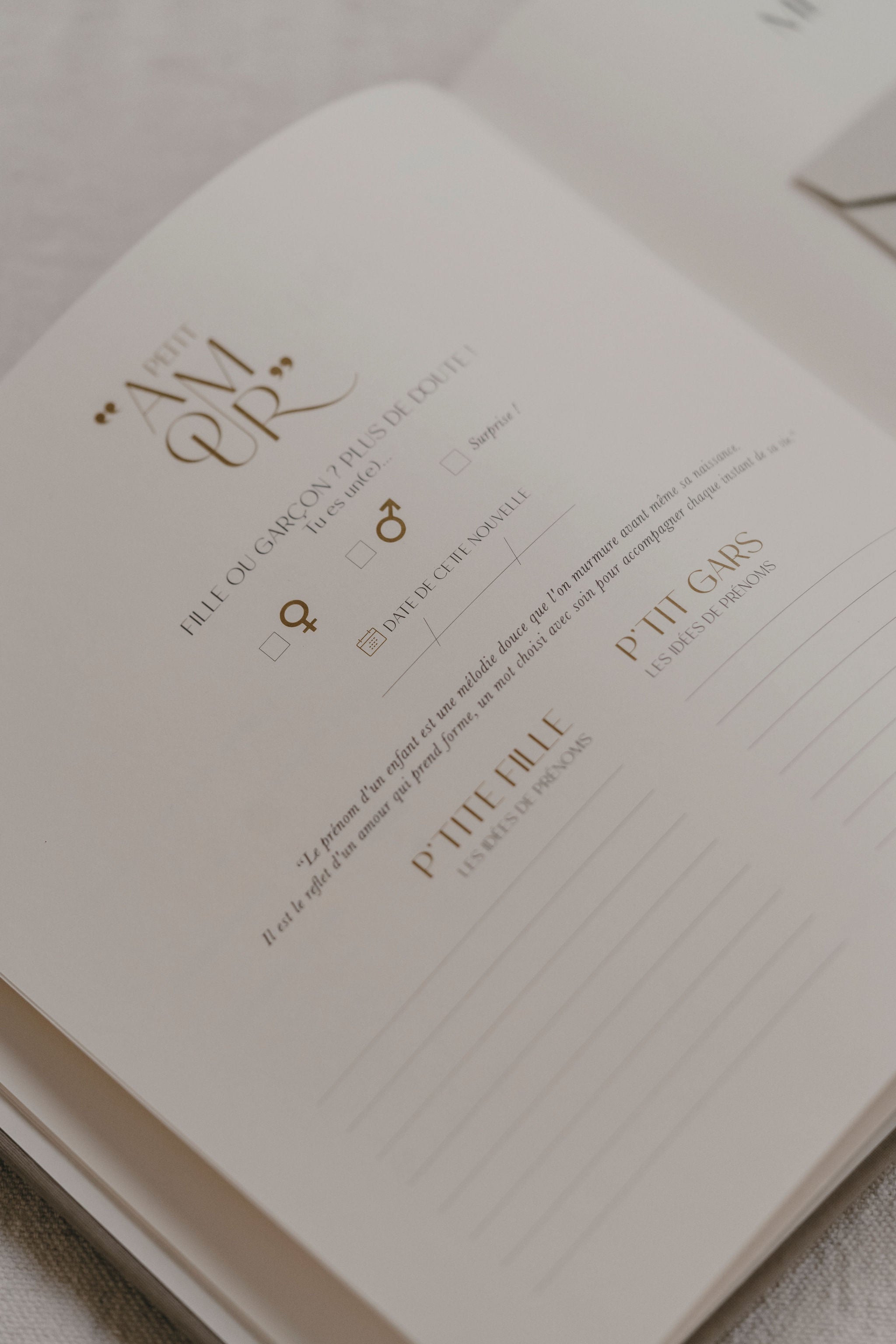 Livre de naissance | Pure lin