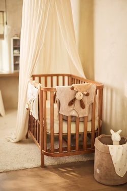 Panier de Rangement Cloudy Rib | Milky Coffee