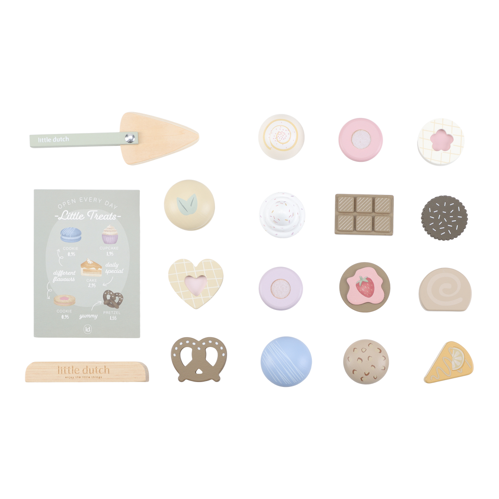 Présentoir à pâtisseries en bois