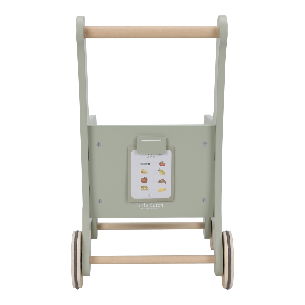 Caddie de courses en bois