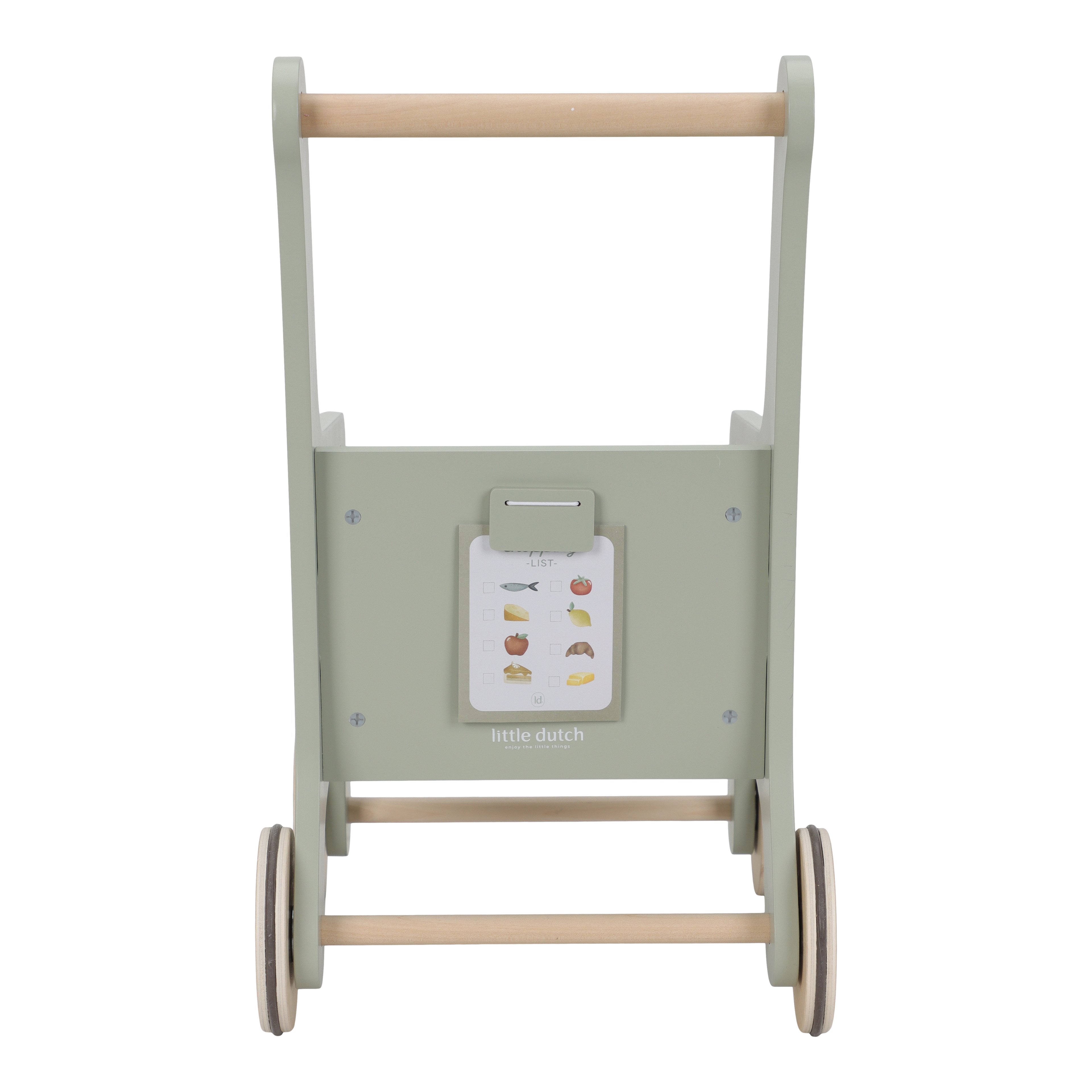 Caddie de courses en bois