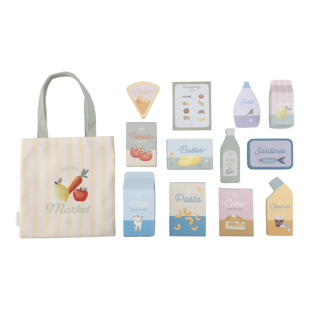 Caddie de courses en bois