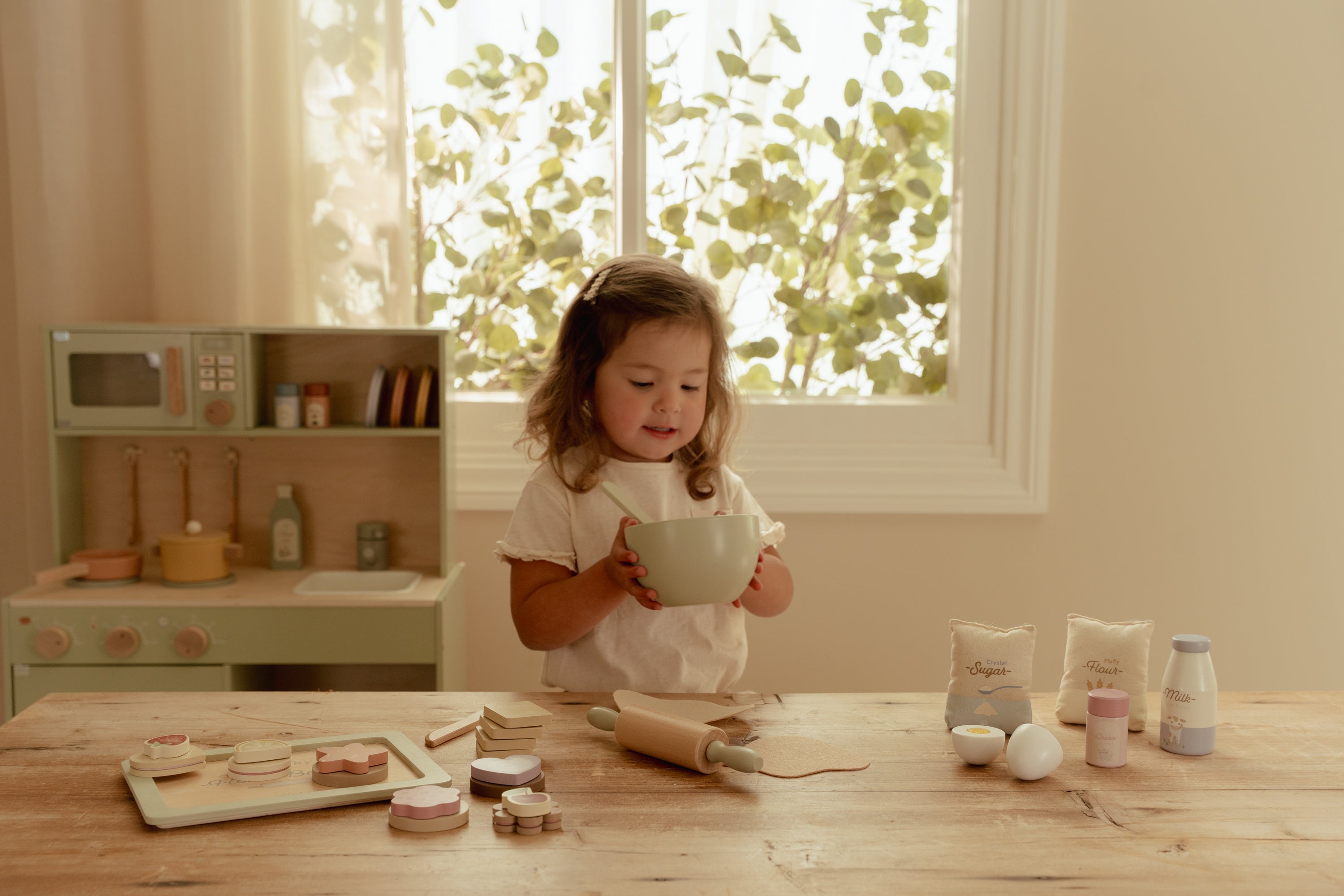 Set de pâtisserie en bois