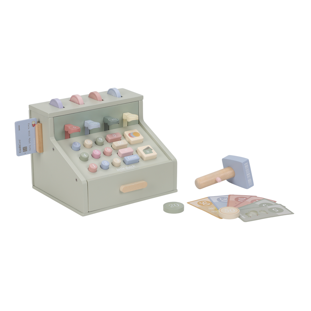 Caisse enregistreuse en bois