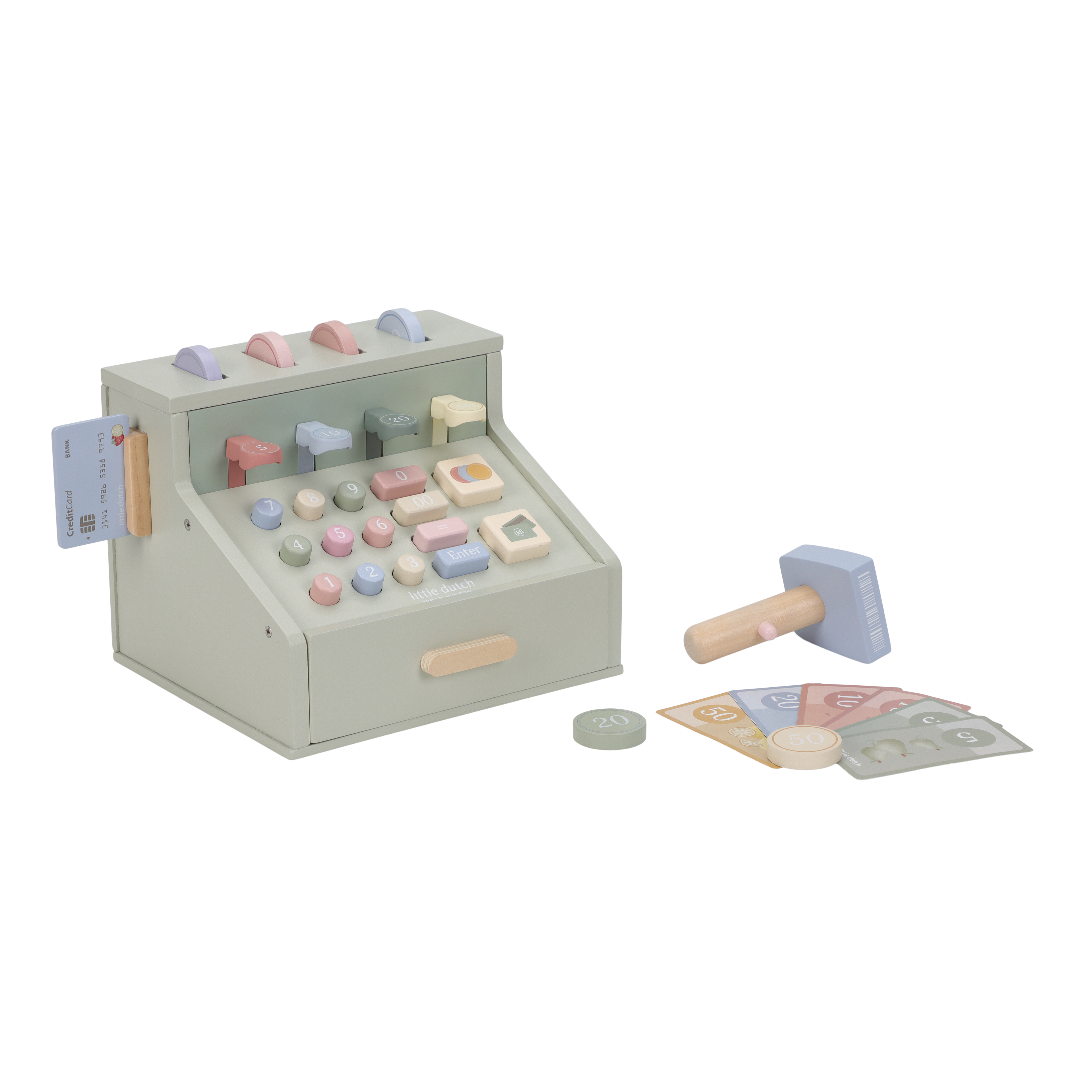 Caisse enregistreuse en bois