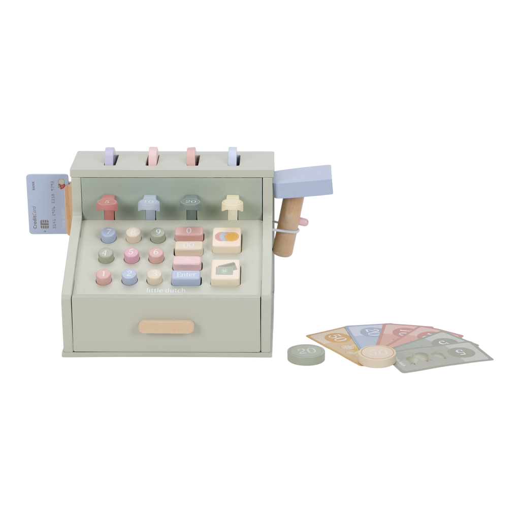 Caisse enregistreuse en bois