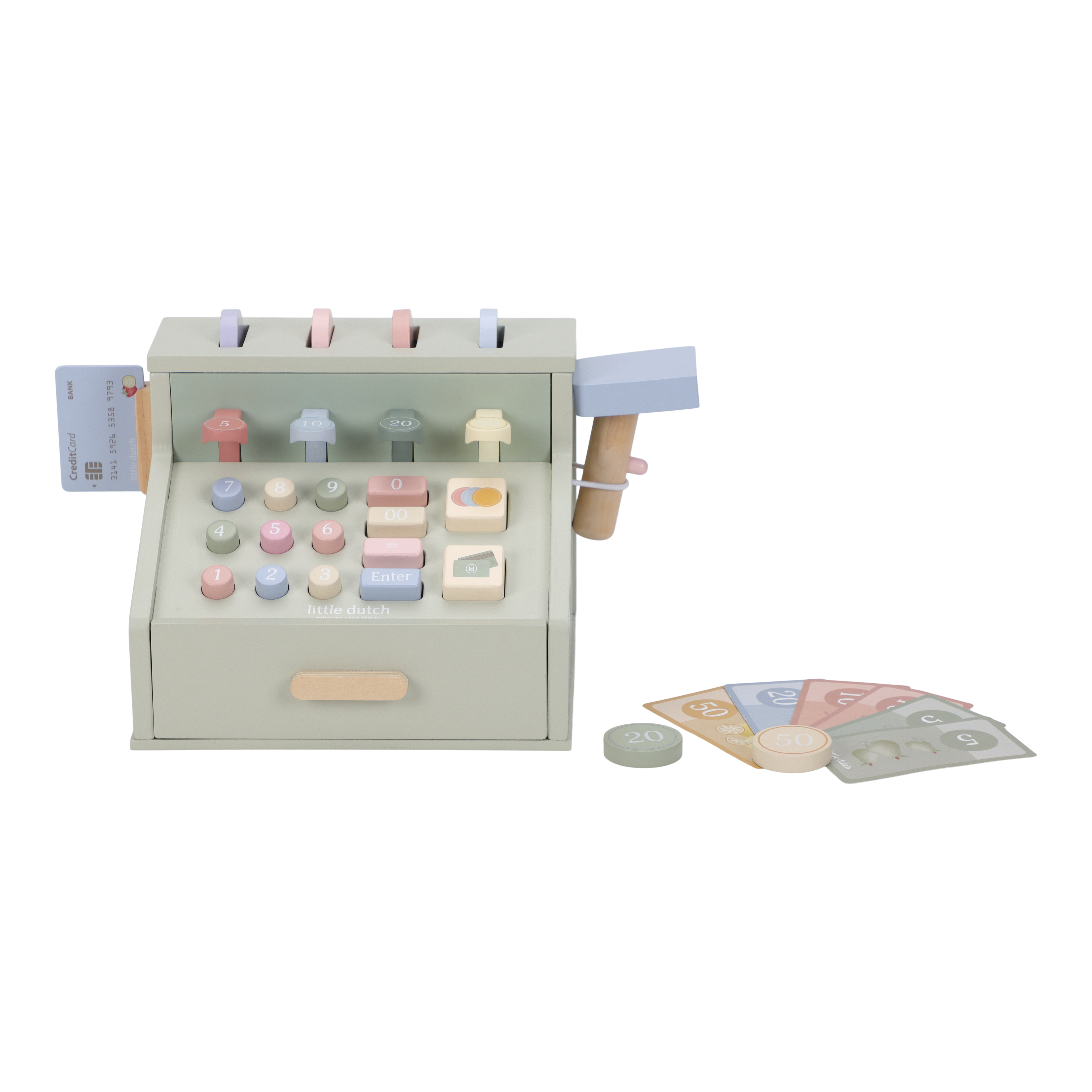 Caisse enregistreuse en bois