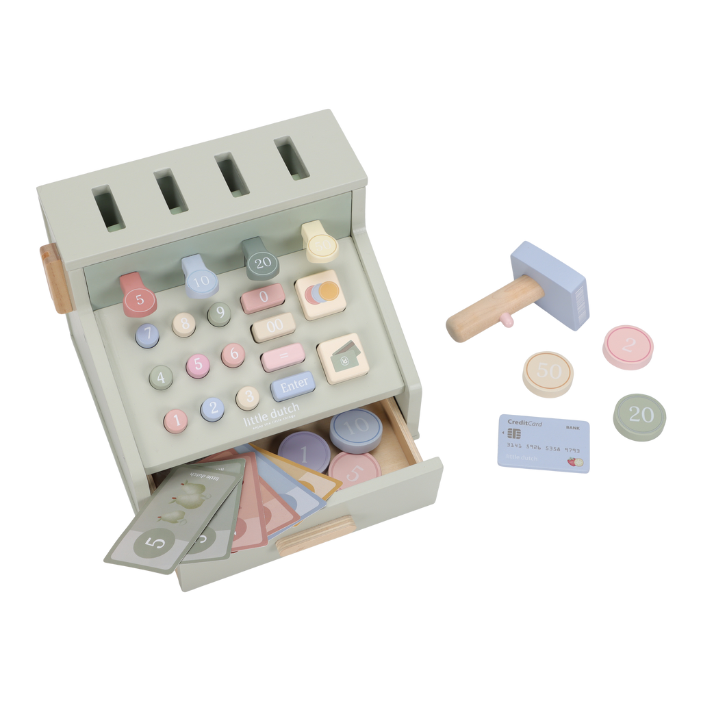 Caisse enregistreuse en bois