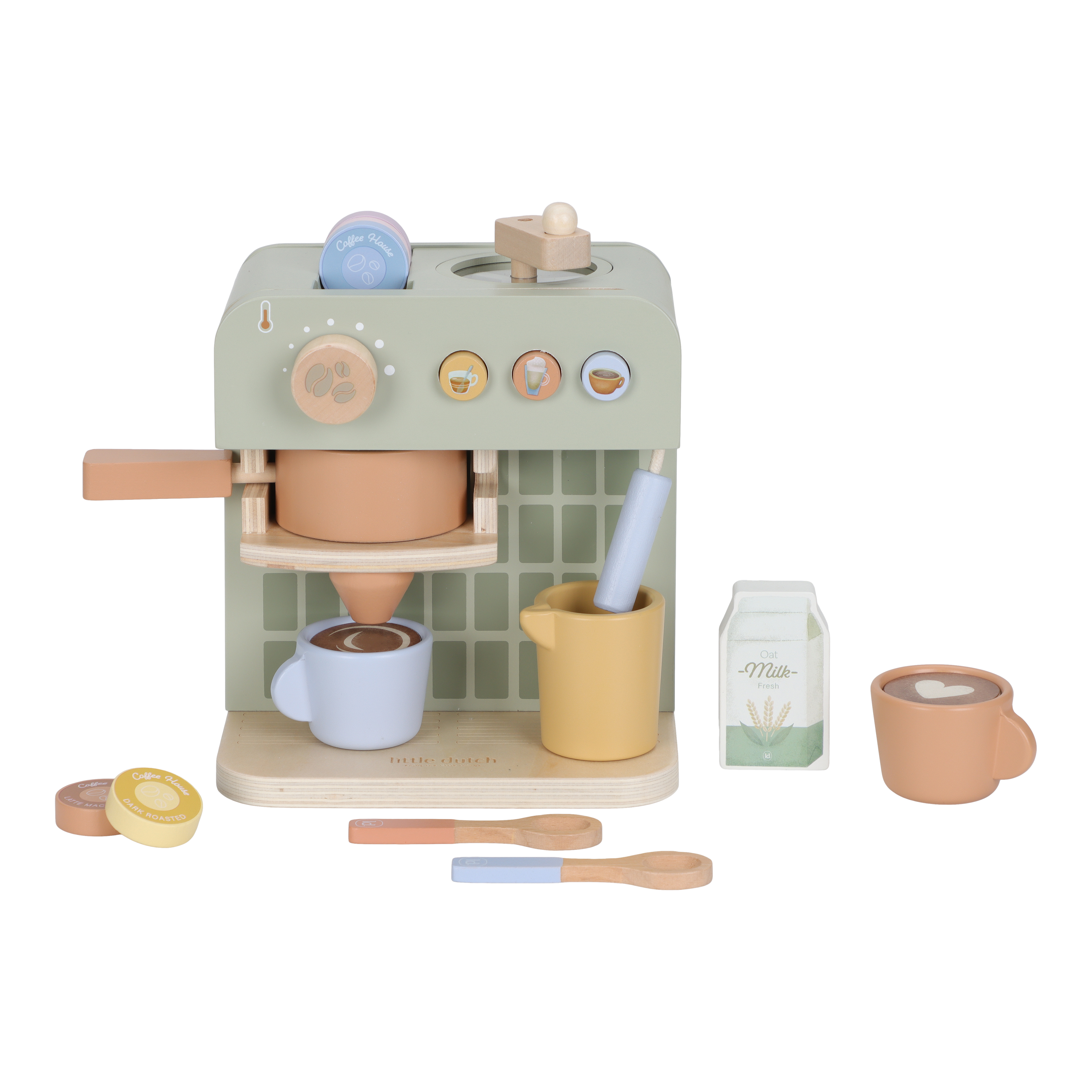 Machine à café en bois