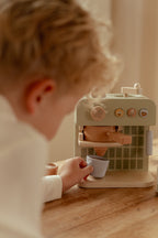 Machine à café en bois