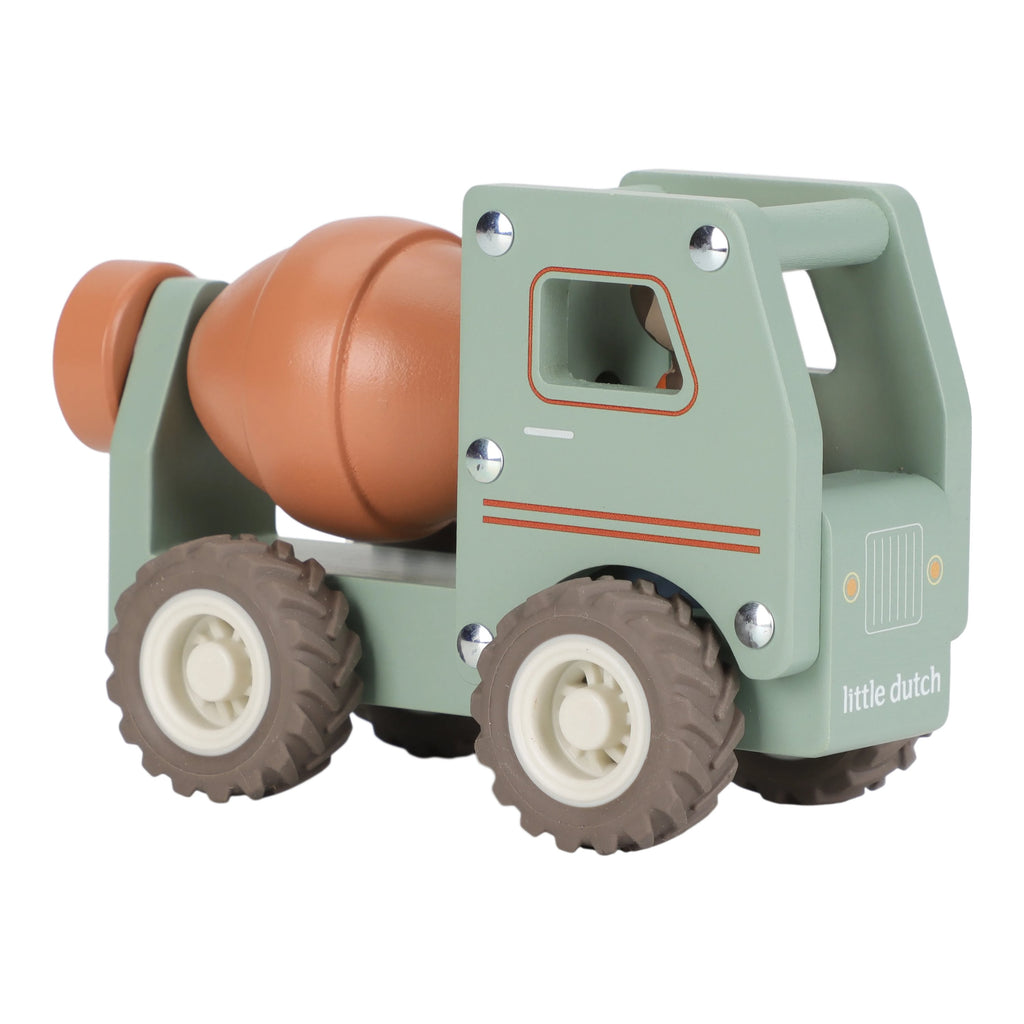 Camion toupie en bois