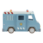 Fourgon de police en bois