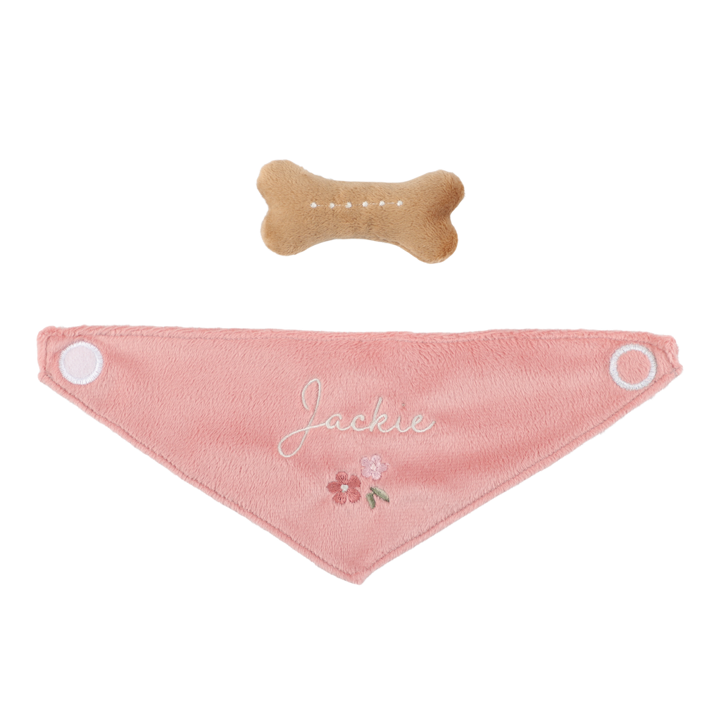 Peluche chien avec sac de transport | Jackie