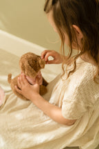 Peluche chien avec sac de transport | Jackie