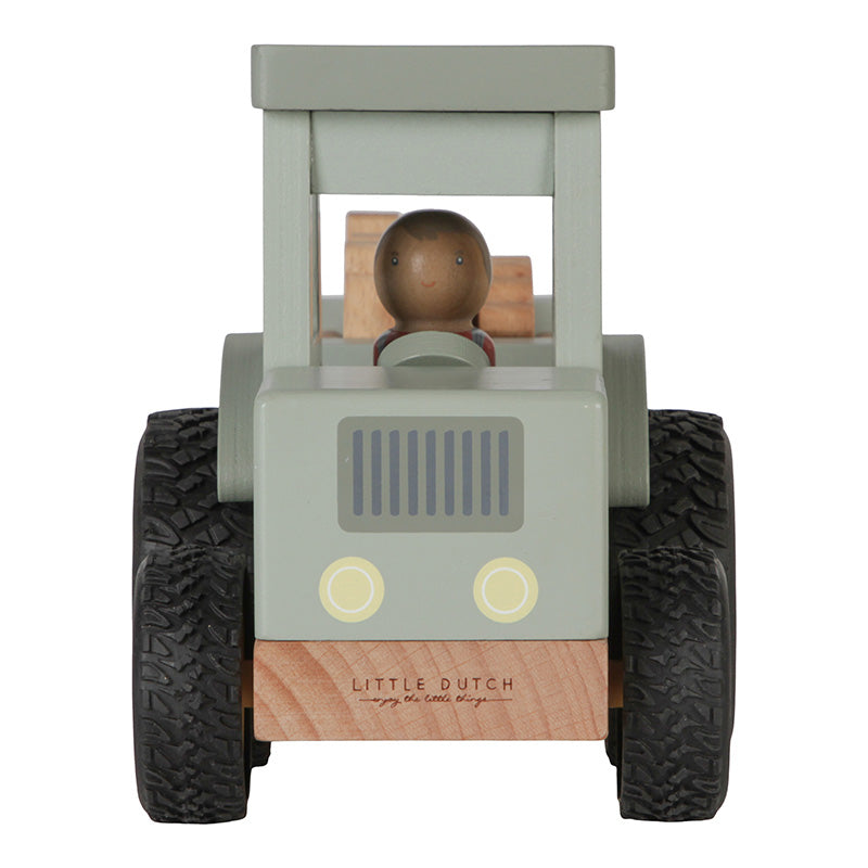 Tracteur avec remorque en bois | Little Farm