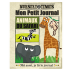Journal en tissu | Animaux du safari