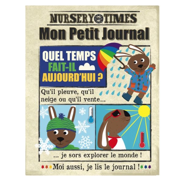 Journal en tissu | Quel temps fait-il ?