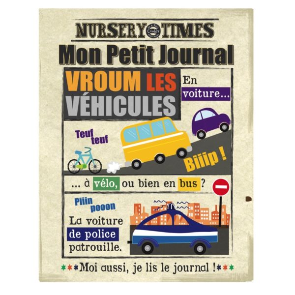 Journal en tissu | Les véhicules