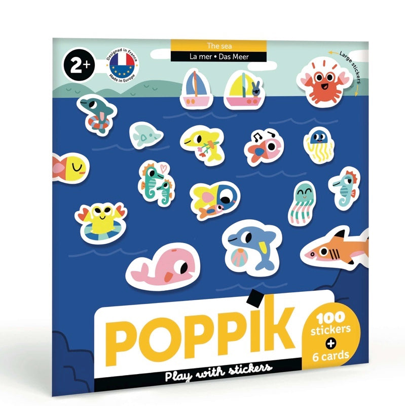 Activite en stickers | Animaux de la mer