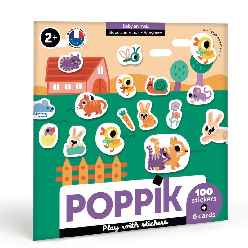 Activite en stickers | Bébés animaux