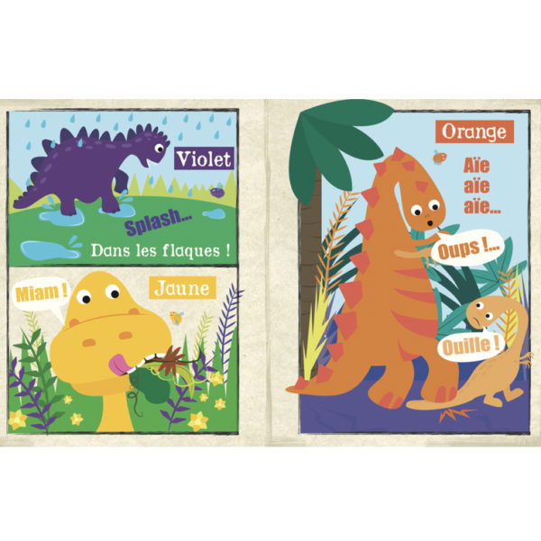 Journal en tissu | Les dinosaures