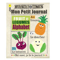 Journal en tissu | Fruits & légumes