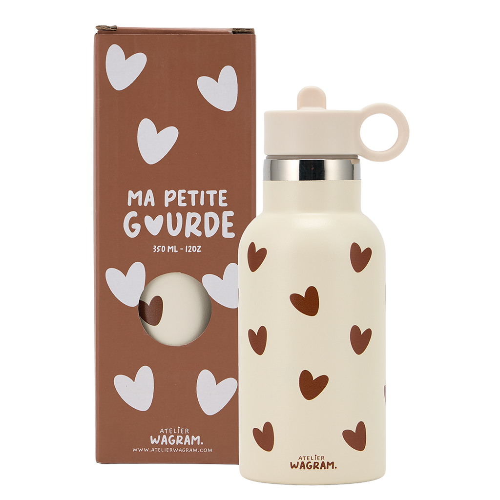 Gourde acier inox | Crème