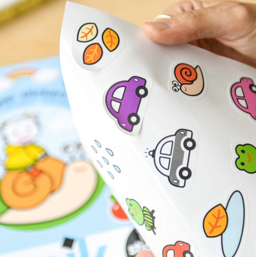 Boîte d'activités stickers | les saisons
