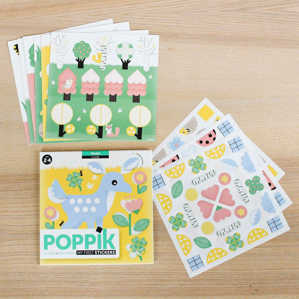 Activite en stickers | Animaux de la forêt