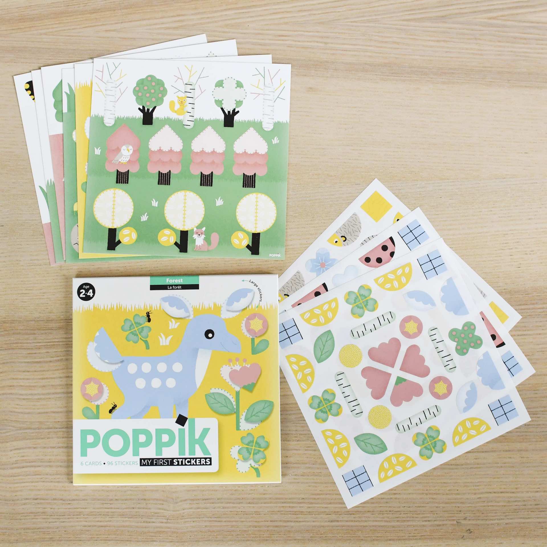 Activite en stickers | Animaux de la forêt