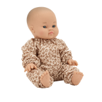 Combi sans col pour poupée | Léopard